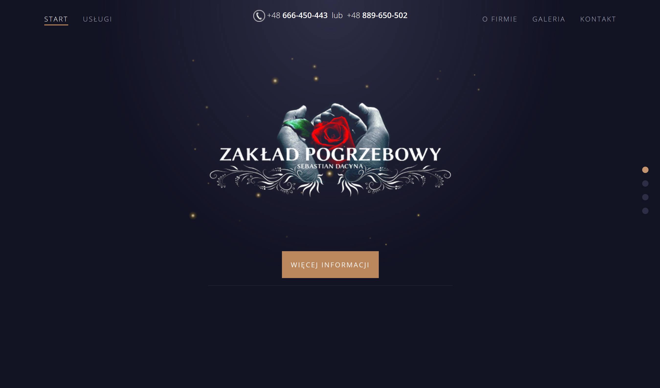 Pochowek24.pl - Strona WWW